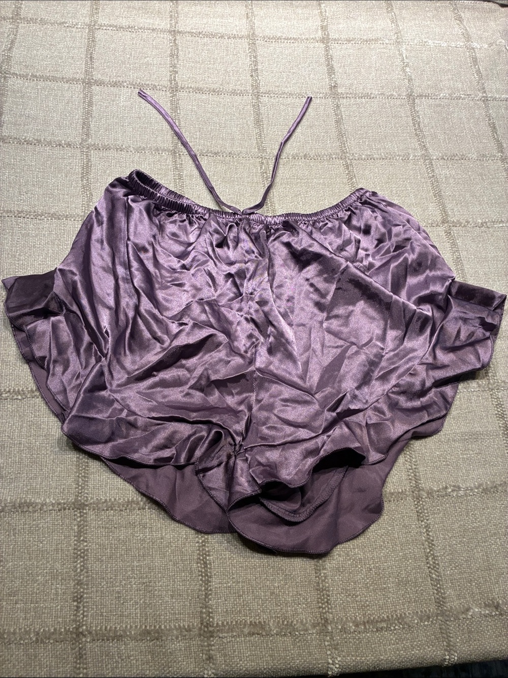 Source Unknown Satin Lavender Sleep Shorts